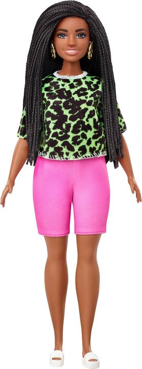 Actual product image Barbie Fashionistas Doll with Neon Leopard-Print Clothes