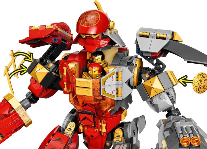 Produktbild LEGO Feuer-Stein-Mech (71720, LEGO Ninjago)