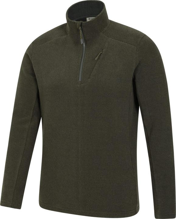 Actual product image Mountain Warehouse Mens Ridge Half Zip Fleece Top (XS)