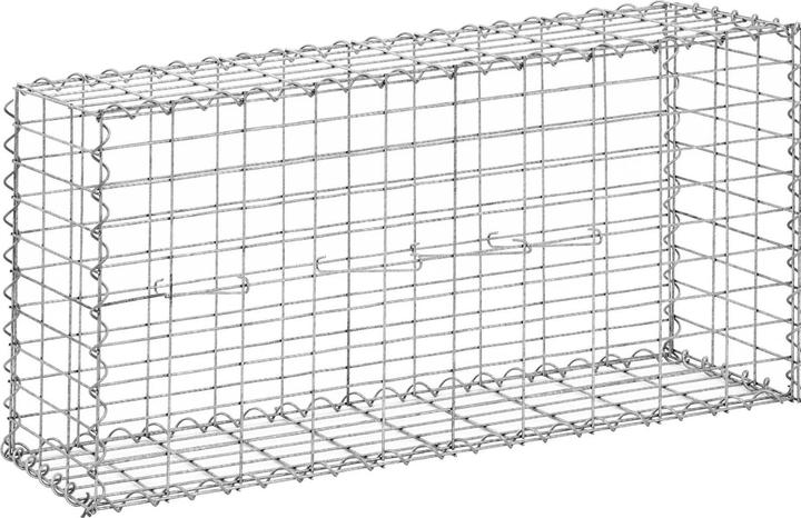 Produktbild Hillvert Gabione Gabionenzaun Drahtkorb 2er-Set 0 x 0 x 0 cm Stahl