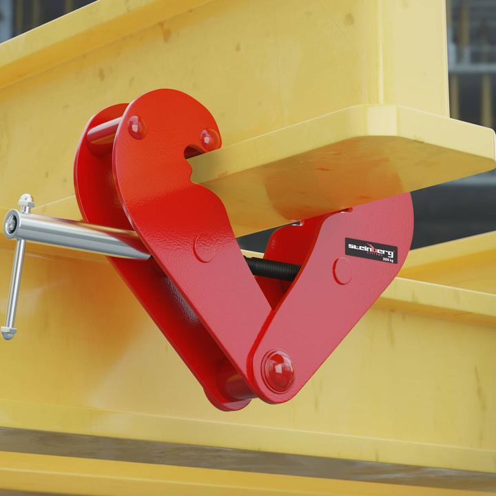 Produktbild Steinberg Trägerklemme Stahlträgerklemme Spindelklemme Trägerklammer 3000 kg Stahl