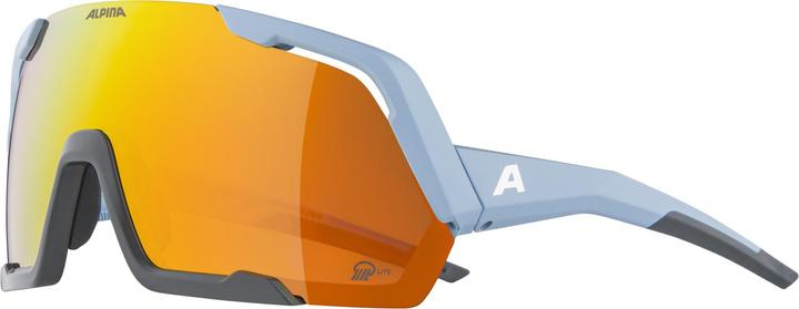 Actual product image ALPINA SPORTS Rocket Q-Lite (Smoke-blue matt, Gold)
