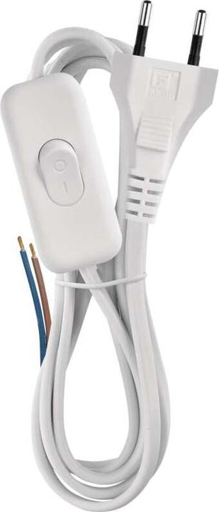 Produktbild Emos Netzkabel PVC 2x 0,75mm2, Schalter (3 m)