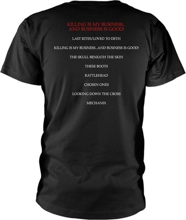 Actual product image Megadeth Unisex Adult Killing Is My Business Back Print T-Shirt (XL)