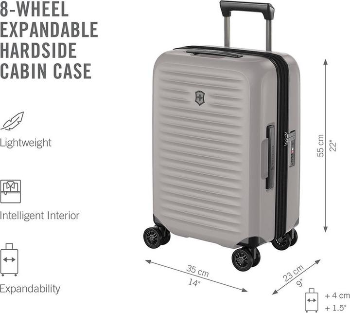 Produktbild Victorinox Airox Advanced, Frequent Flyer Carry-On, Stone White (37 l, Handgepäck (bis 50l))