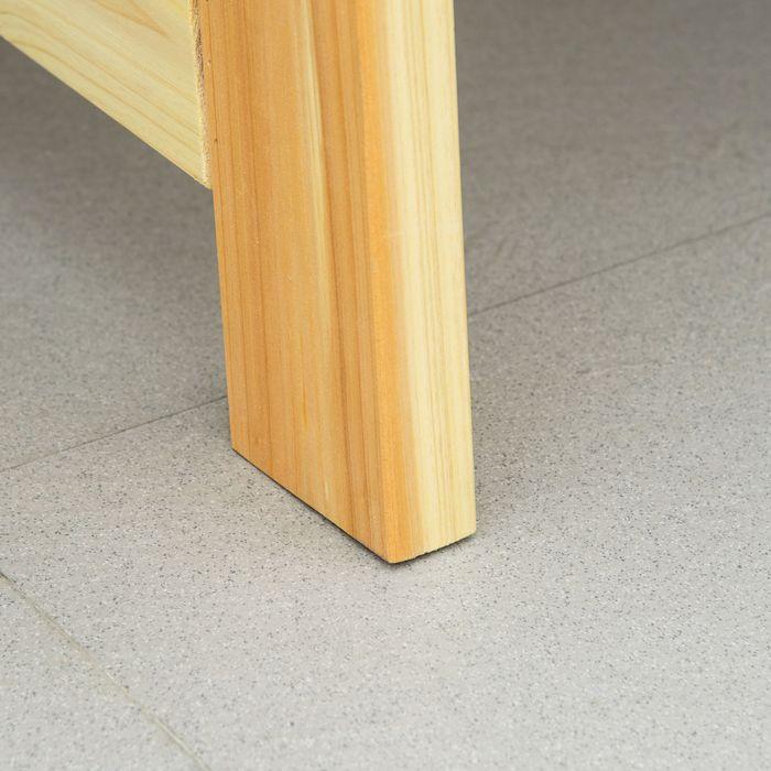 Image du produit Swisshandel24 Banc de jardin 2 places banc de parc en bois banc jusqu'à 220 kg banc banc de terrasse avec dossier