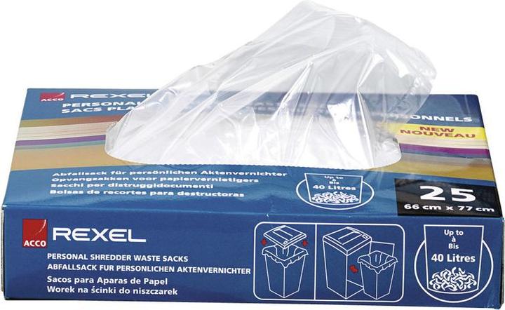 Productafbeelding Rexel Afvalzakken (100 x, 40 l)