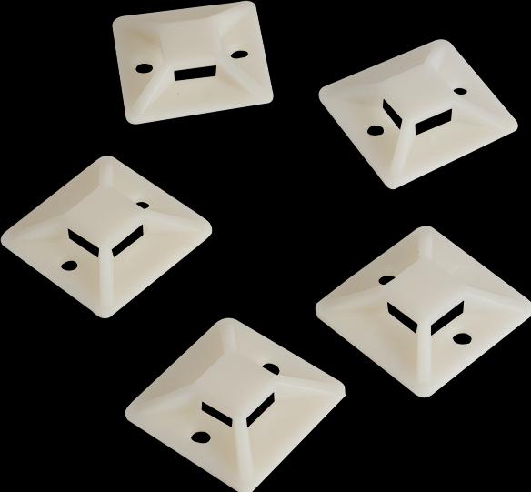Produktbild LogiLink Kabelbinderhalterungen, selbstklebend, Kabelbinderaufnahme: (30 mm, 100 Stk.)