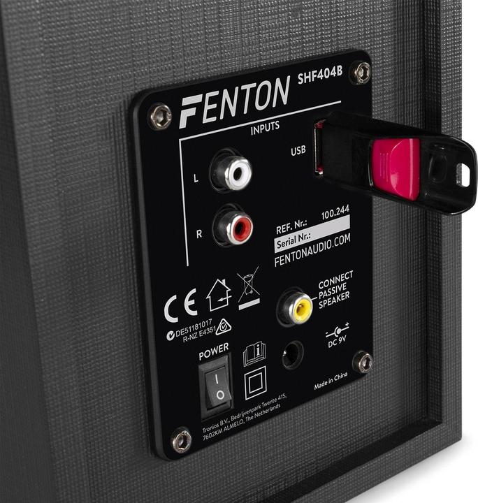 Image du produit Fenton SHF40B Noir (1 pièce, 80 W)