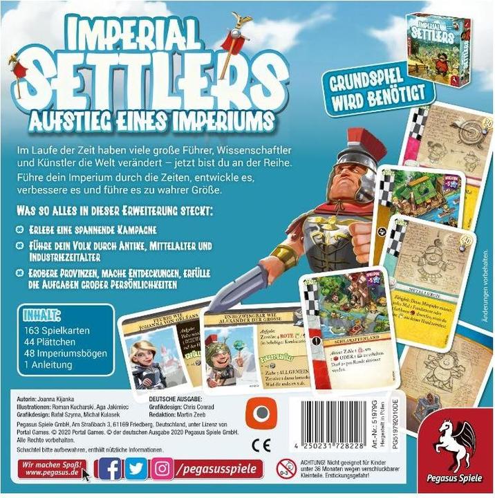 Produktbild Pegasus Imperial Settlers: Aufstieg eines Imperiums (Erweiterung) (Deutsch)