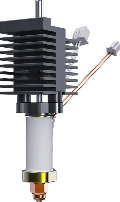 Actual product image Creality K2 Plus Keramic Hotend Kit (Blast pipe)