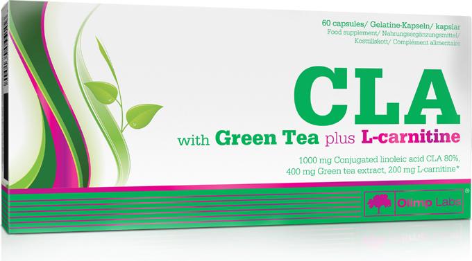 Olimp Sport Nutrition CLA & Green Tea Plus L-Carnitine Sport Edition (60 Caps) (60 Piece, Capsules)