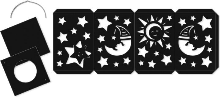Produktbild Ursus Bastelset Sonne, Mond und Sterne