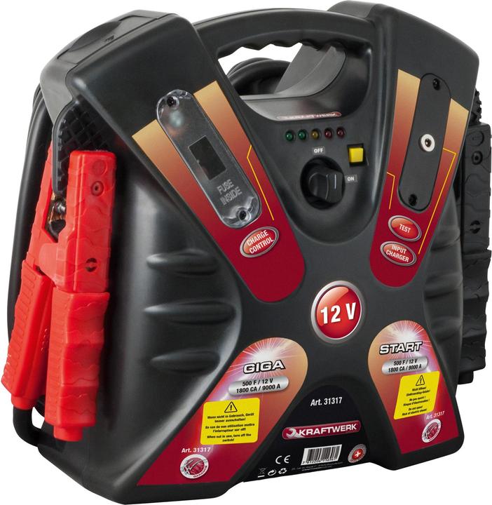 Actual product image Kraftwerk Start booster 12 V GigaStart 3000 (1800 A)