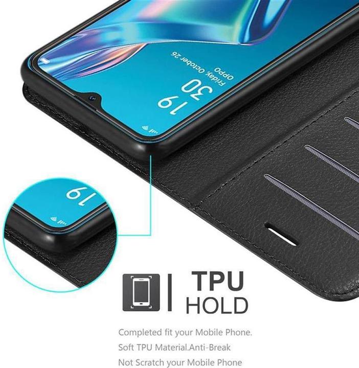 Produktbild Cadorabo Book mit Standfunktion Cover (Oppo A12)