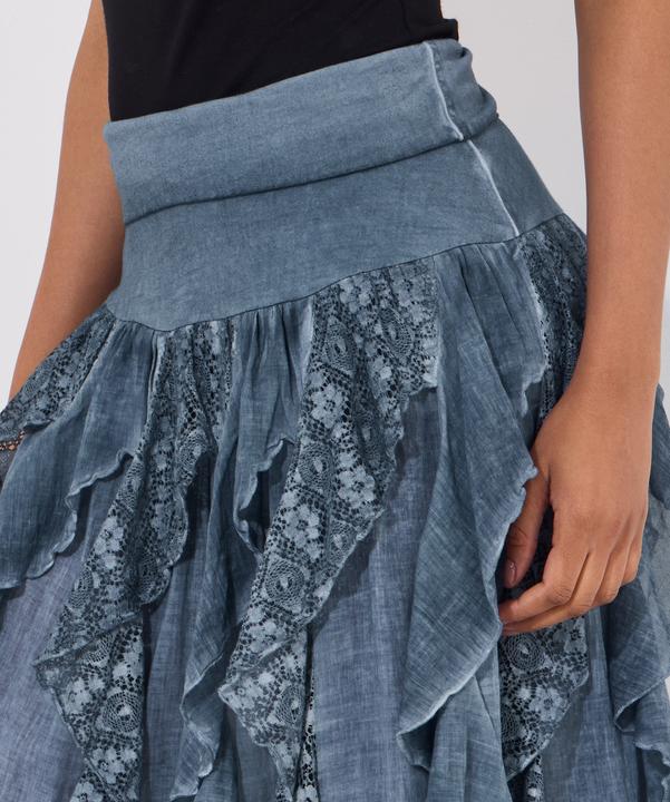 Produktbild Joe Browns Frilled Denim Look Midi Skirt (44)