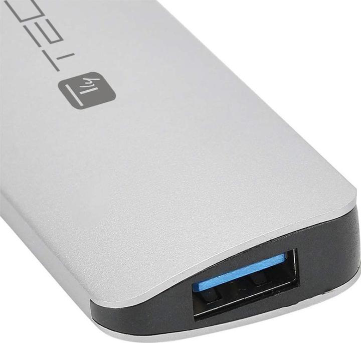 Immagine prodotto Techly USB3.1 Super Speed Hub 4 porte con cavo USB tipo C PD (USB-C, 4 Porti)