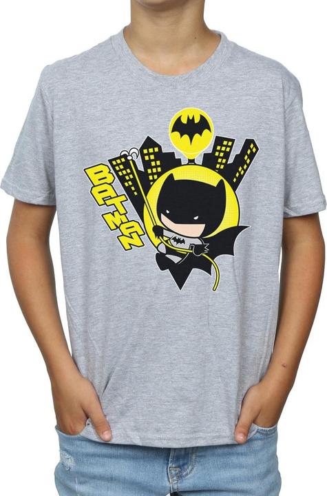 Actual product image Boys Chibi Batman Swinging T-Shirt (152, 158)