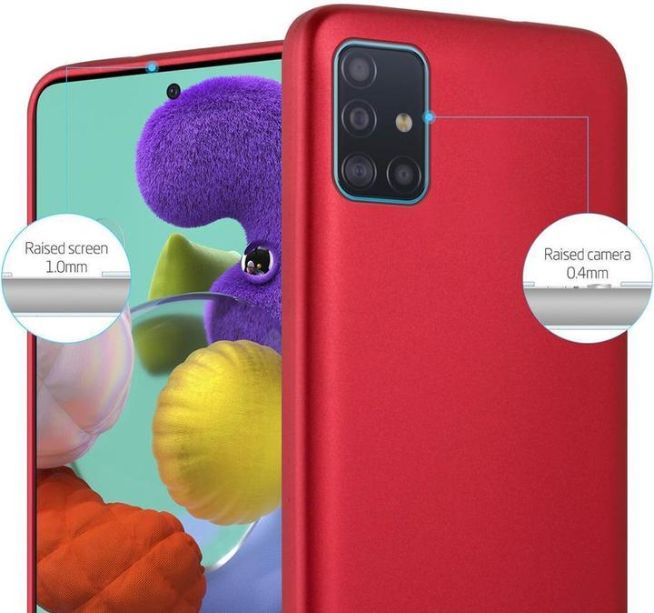 Productafbeelding Cadorabo TPU Matte Metallic hoes (Samsung Galaxy A71)