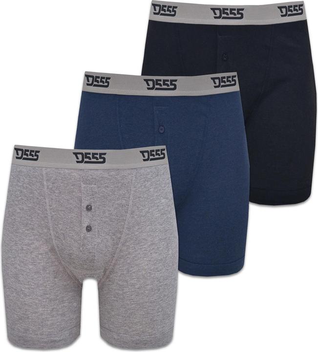 DUKE London Driver Kingsize Boxer Shorts Baumwolle (3 Stück)