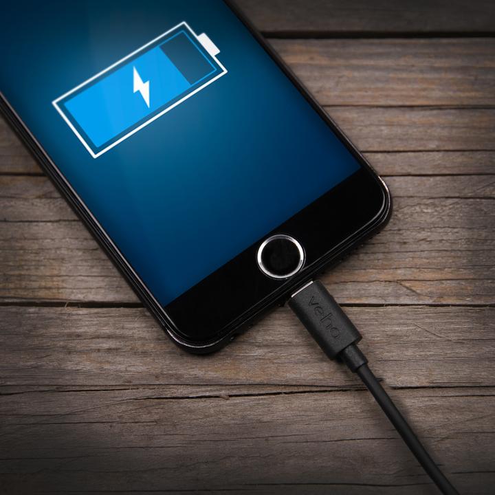 Produktbild veho Pebble 1m MFI Lightn. cable (1 m, USB 3.2 Gen 1)
