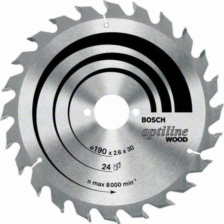 Produktbild Bosch Professional Zubehör PRO Wood Kreissägeblatt, 190 x 2 x 30 mm