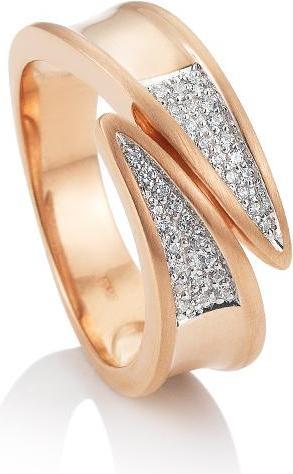 Image du produit Breuning BAGUE - BRILLE. 0,191 Ct. H/si (61, Or 750/18 K)