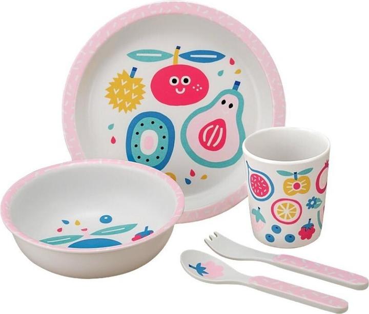 Actual product image Petit Jour Paris 5 piece dinner set tutti frutti