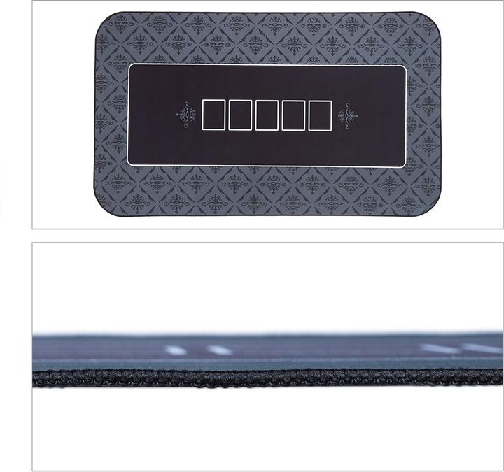 Actual product image Relaxdays Poker mat
