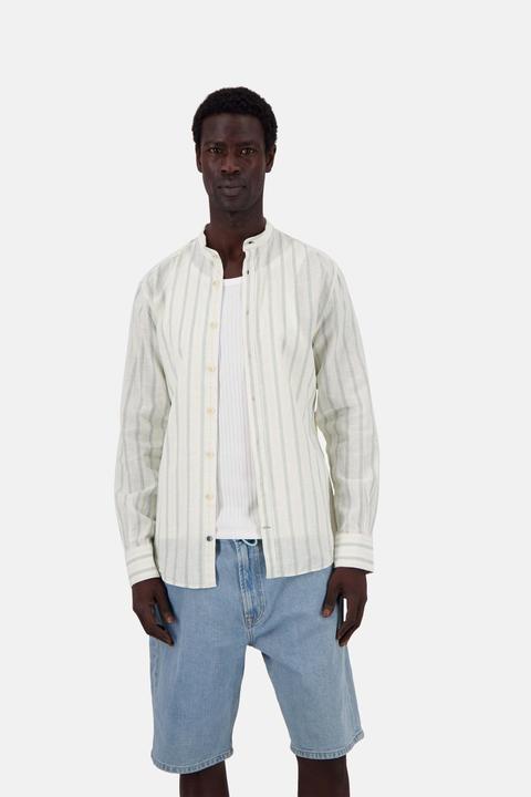 Produktbild Colours & Sons Leinenhemd Shirt-Linen Blend Stripes (L)