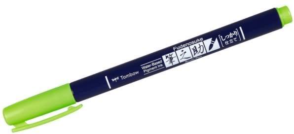 Actual product image Tombow Calligraphy pen (Neon green, 1 x)