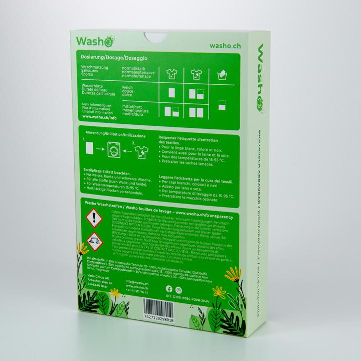Image du produit Washo Bande de lavage (60 Cycles de lavage, Linge de toilette)