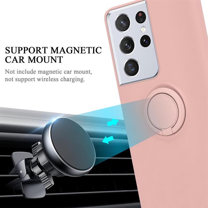 Produktbild Cadorabo TPU Liquid Ring Silicone Case Hülle (Samsung Galaxy S21 Ultra)