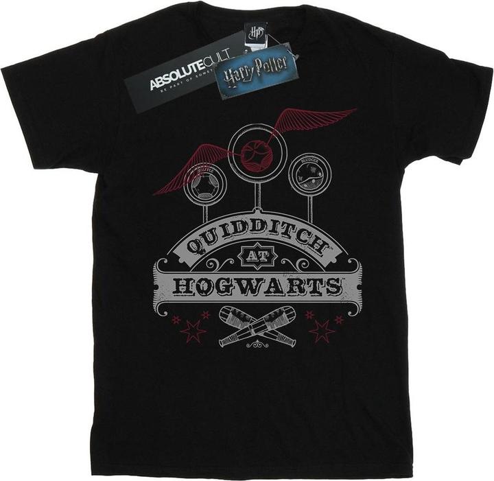 Immagine prodotto Quidditch At Hogwarts Maglietta Ragazze (140, 146)