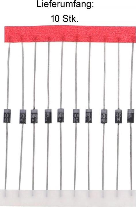 Actual product image MiC 10 pcs. 1N4001 Universal Silicon Diode
