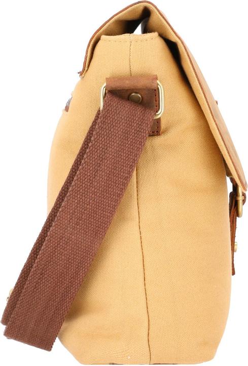 Produktbild Dermata Aktenmappemit Überschlag aus Canvas/Leder