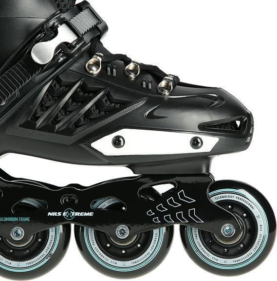 Actual product image Nils Na20001 Black Size 42 Extreme Slalom Inline Skates (42)