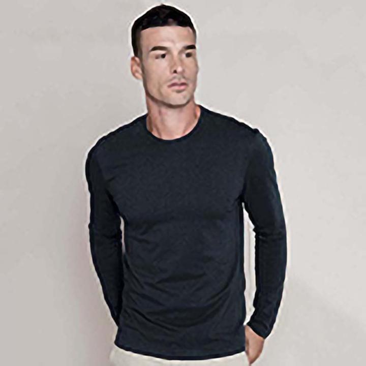Produktbild Kariban Slim Fit TShirt mit Rundhalsausschnitt Langarm (3XL)