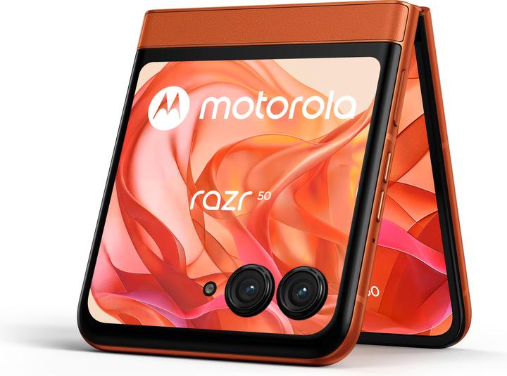 Immagine prodotto Motorola Razr 50 (256 GB, Arancione frizzante, 3.60", SIM + eSIM, 50 Mpx, 5G)