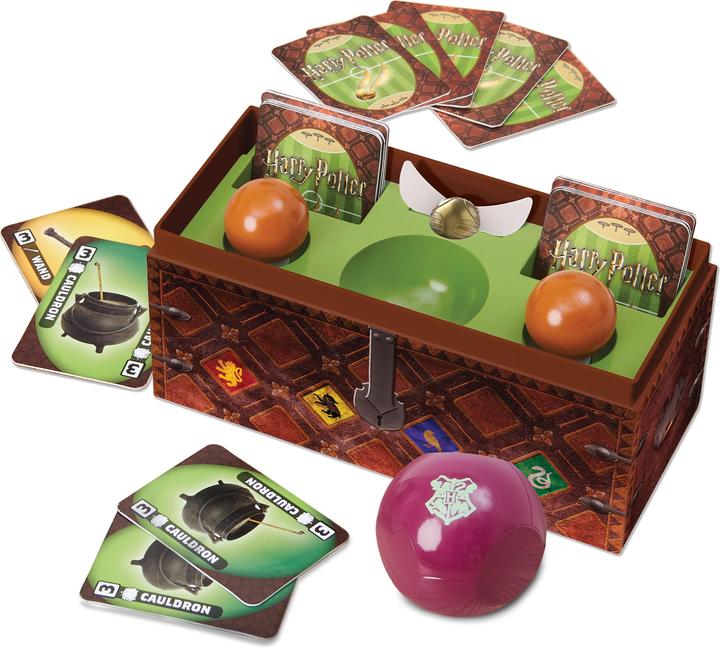 Actual product image Spin Master Harry Potter Caccia al Boccino d'oro, gioco di Quidditch da tavola per streghe, maghi e Babbani