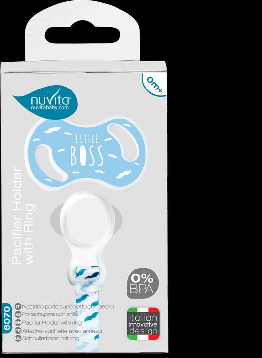 Immagine prodotto Nuvita Portaciuccio con anello - Blue Sky Cool (Little Boss) (1 x, da 10 m.)