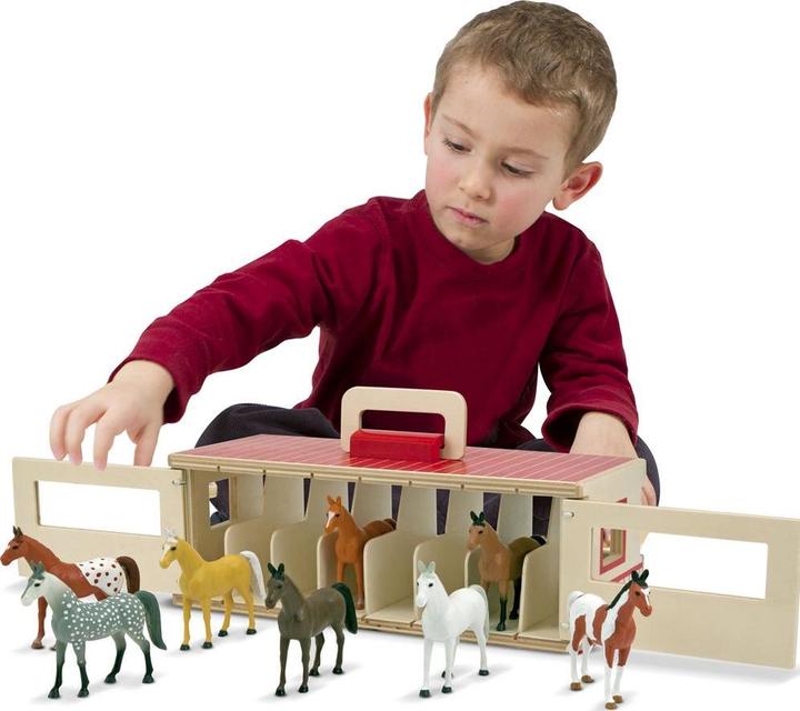 Image du produit Melissa & Doug Écurie pour petits chevaux