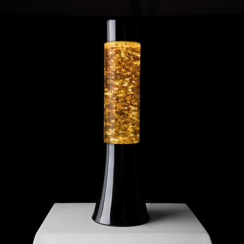 Actual product image Fisura Mini lava lamp black & glitter stars