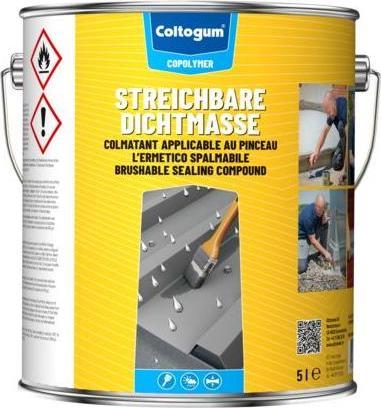 Image du produit Coltogum Mastic d'étanchéité à peindre (0.86 kg, Couleur Manhattan, 750 ml)