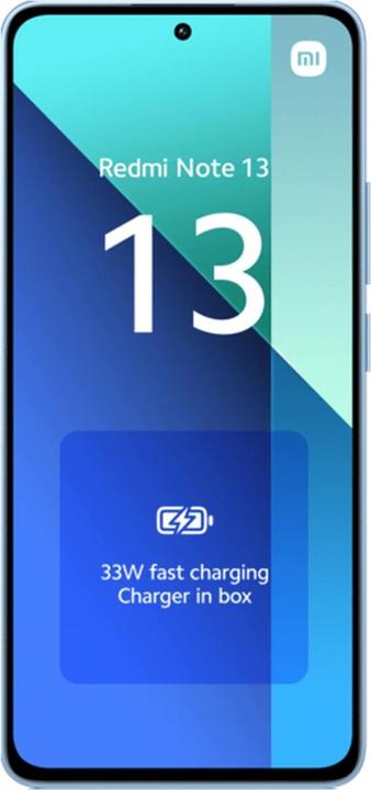 Produktbild Xiaomi Redmi Note 13 (128 GB, Ice Blue, 6.67", Hybrid Dual SIM, 108 Mpx, 4G)