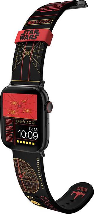 Actual product image Moby Fox Star Wars bracelet pour smartwatch Death Star Trench Run (Silicone, Apple Watch)