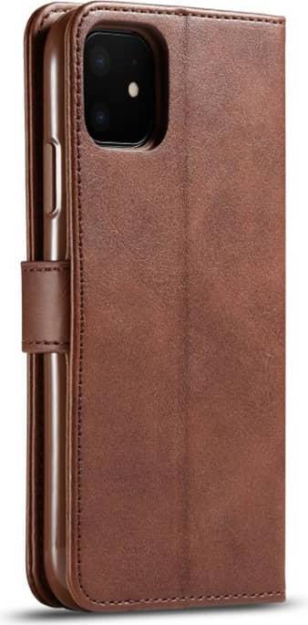 Image du produit LC.Imeeke iPhone 16e - Wallet Etui mit 3 Kartenfächern & Magnetverschluss, Braun (Apple iPhone 16e)