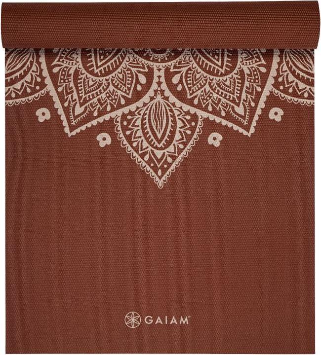 Actual product image Gaiam Sundial Flower Yoga Mat 5 mm Classic Printed (5 mm)