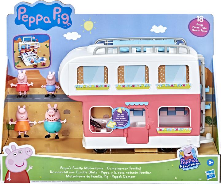 Immagine prodotto Peppa Pig Pig s Avonturen, Camper per famiglie, Kinderspeelgoed met 4 figure