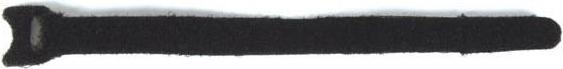Produktbild Velleman KLETTKABELBINDER - SCHWARZ - 12.5 x 205 mm (10-tlg.) (Klettkabelbinder, 205 mm, 10 Stk.)